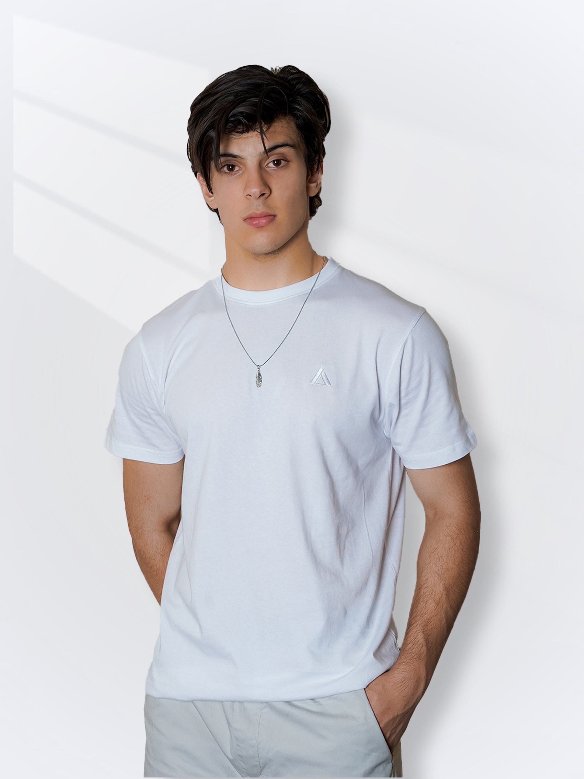 Mens plain white tee shirts best sale