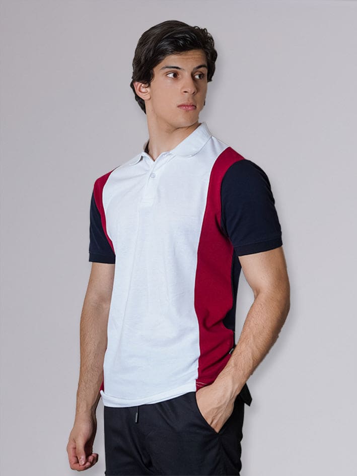 Navy Red Polo Shirt