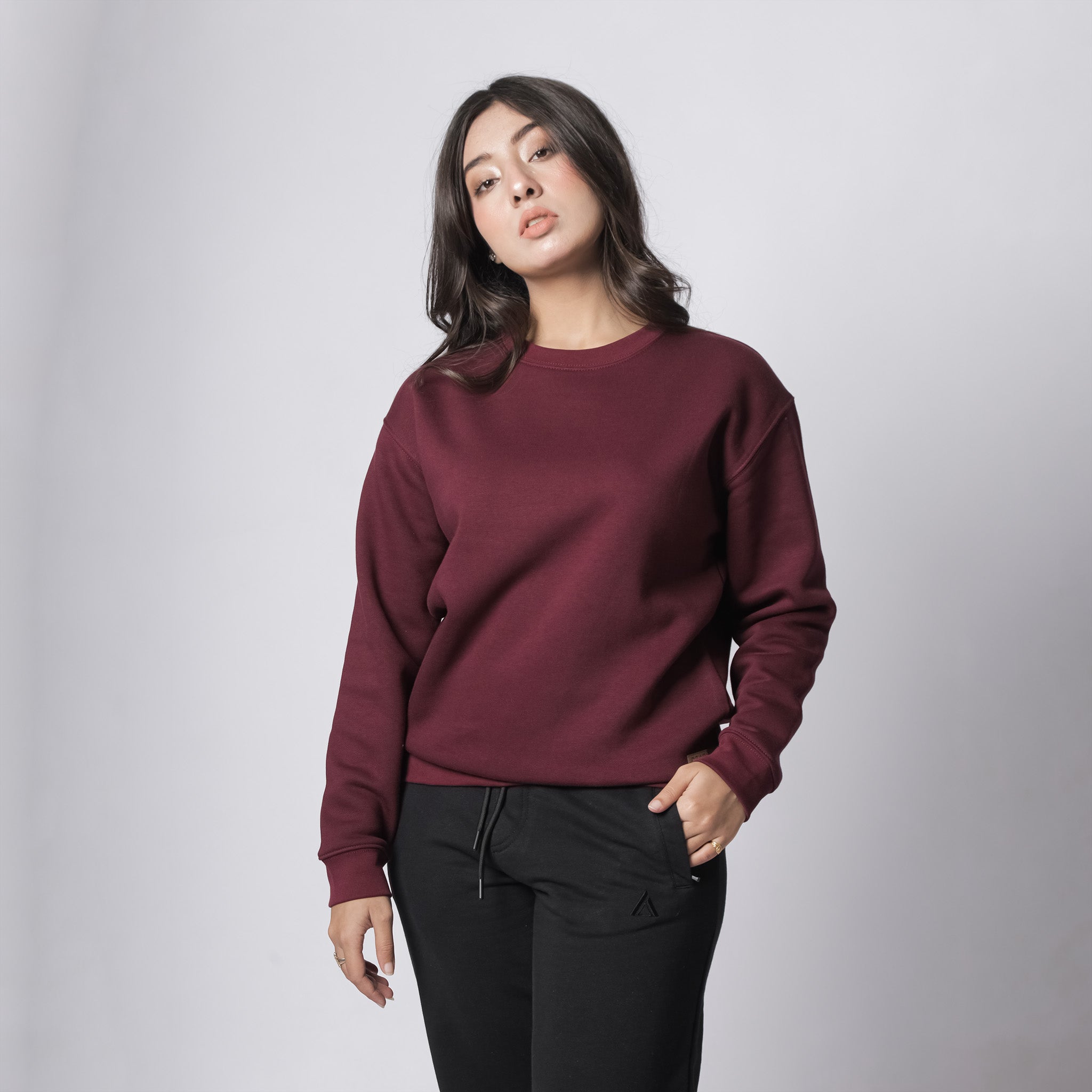 Plain Maroon Sweatshirt