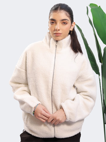 White Sherpa Jacket