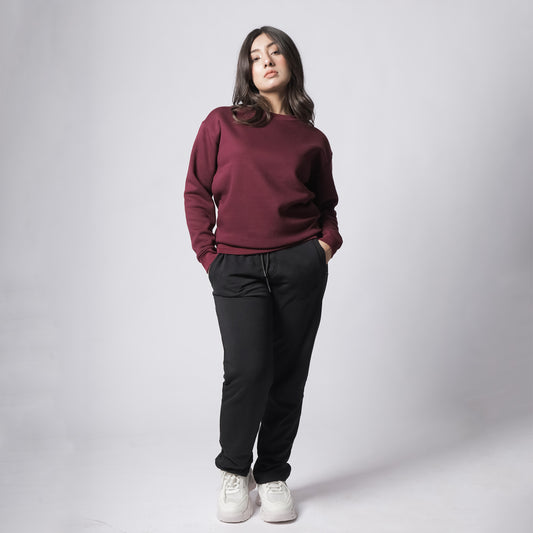 Plain Maroon Sweatshirt