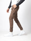 brown cargo pants outfit men