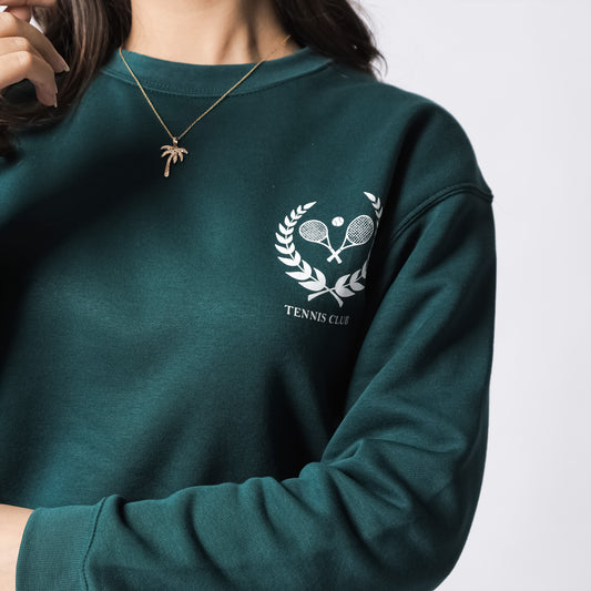 Green Printed Sweatshirt