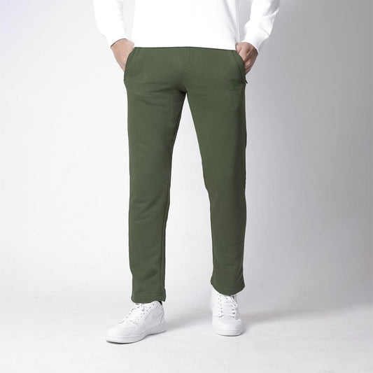 Plain Olive Relax Trouser