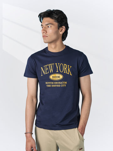 Navy Graphic Tee