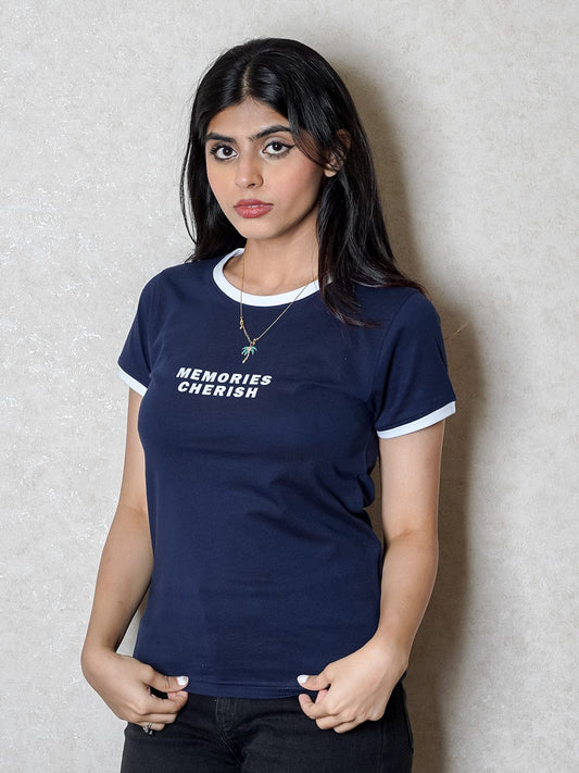 Navy Graphic T-Shirt