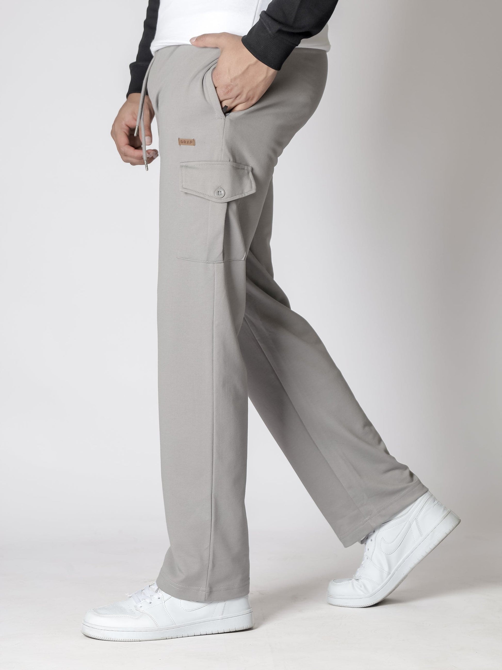 men's cargo trouser - gray colour