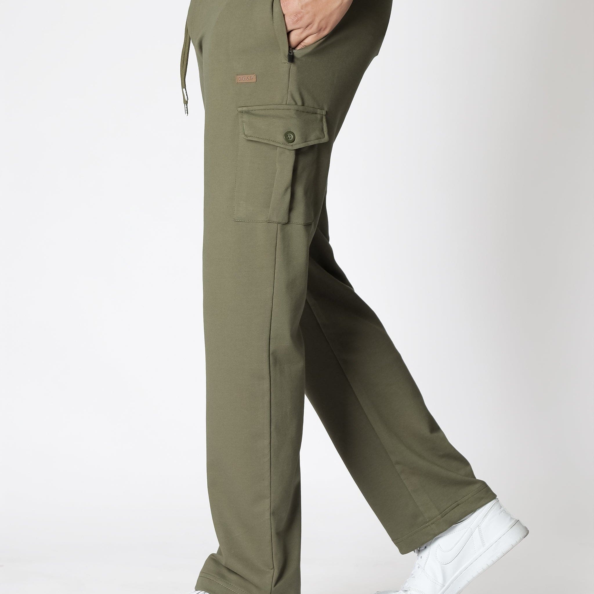 Olive Relax Fit Cargo