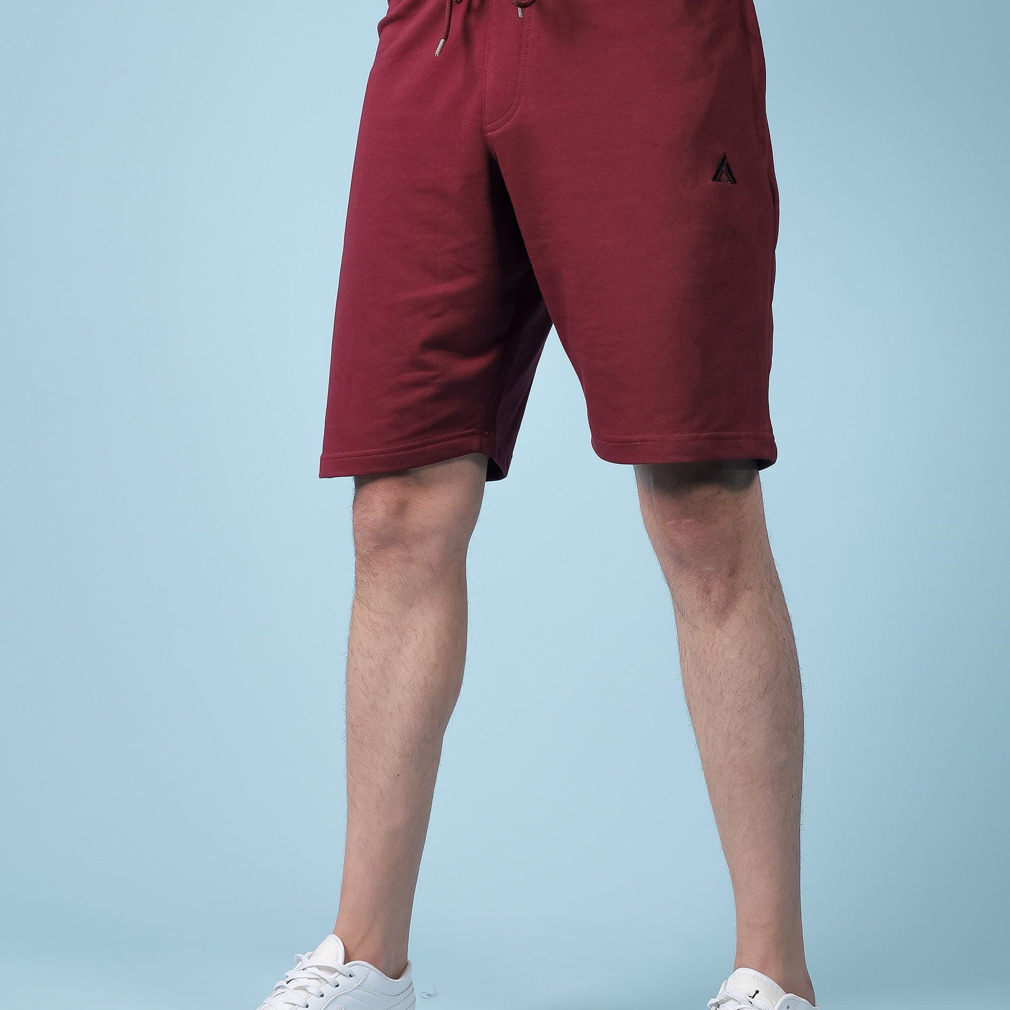 Solid Maroon Shorts