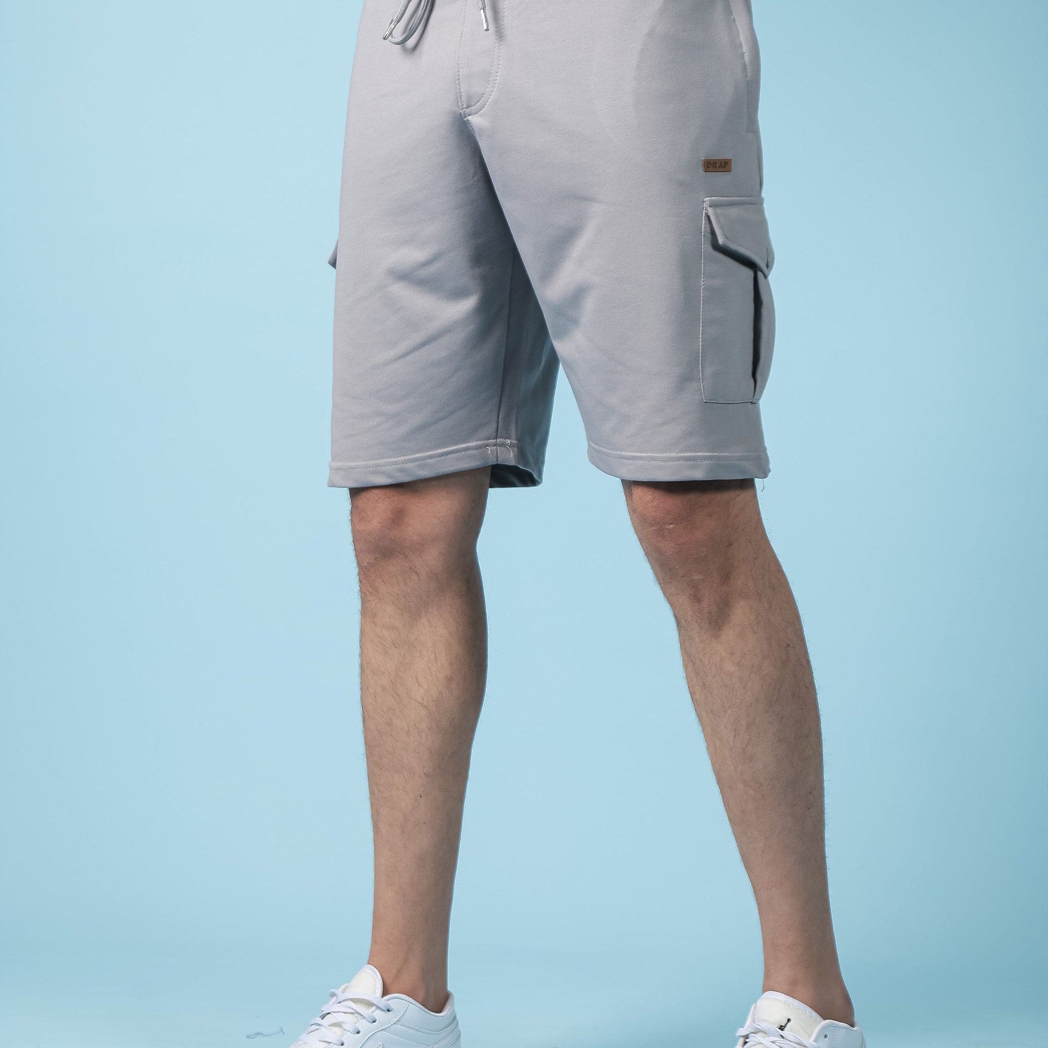 Gray Cargo Shorts