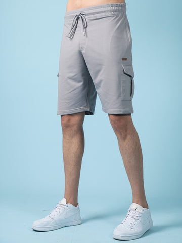 Gray Cargo Shorts