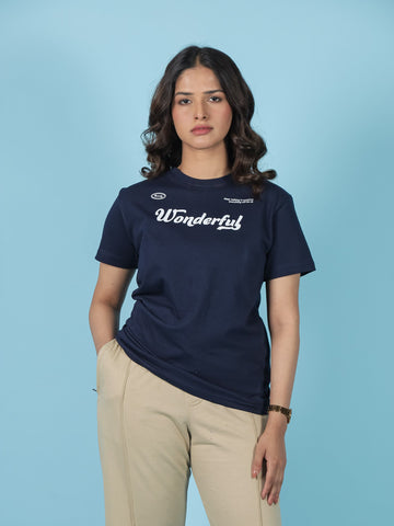 Navy Graphic T-Shirt