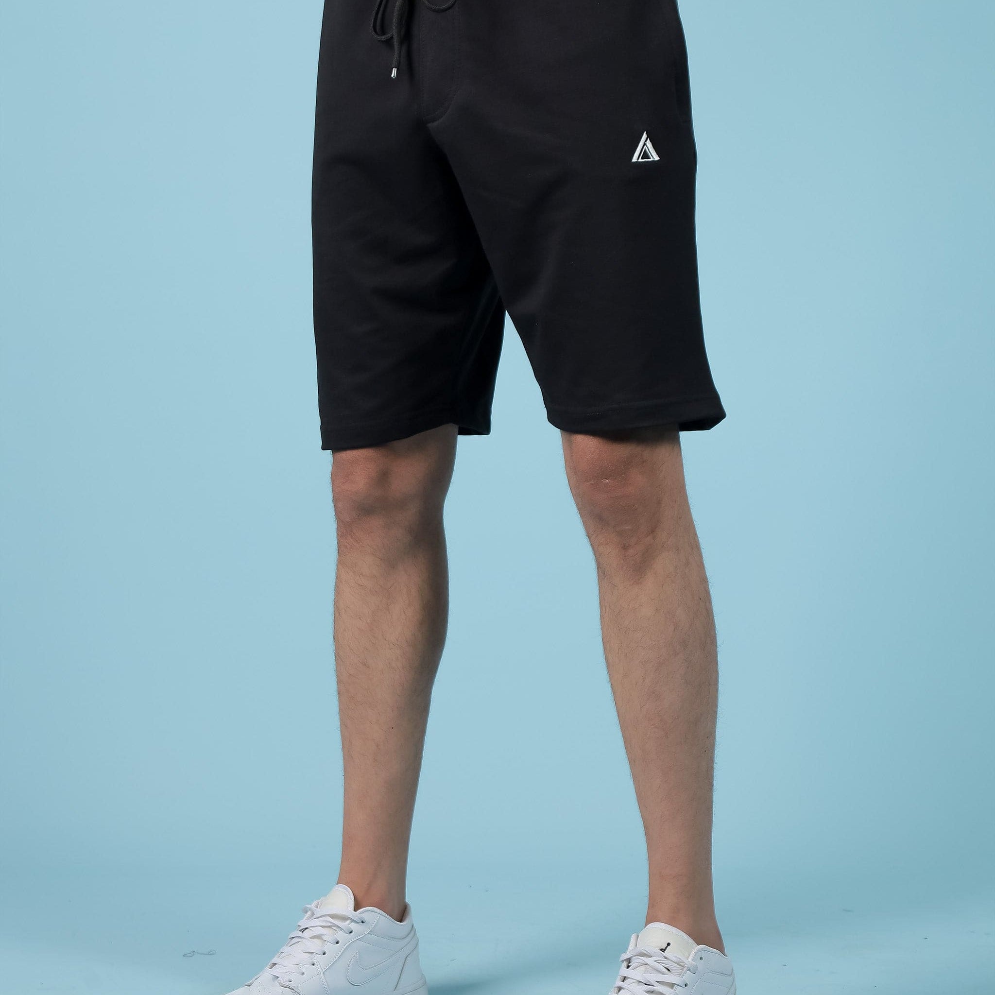 Solid Black Shorts