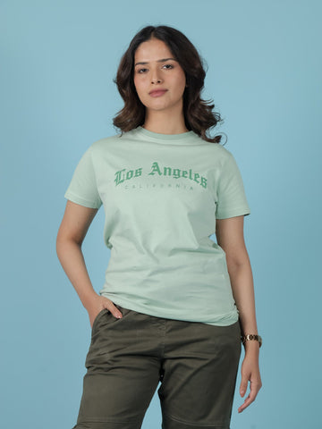 Mint Green Graphic Tee