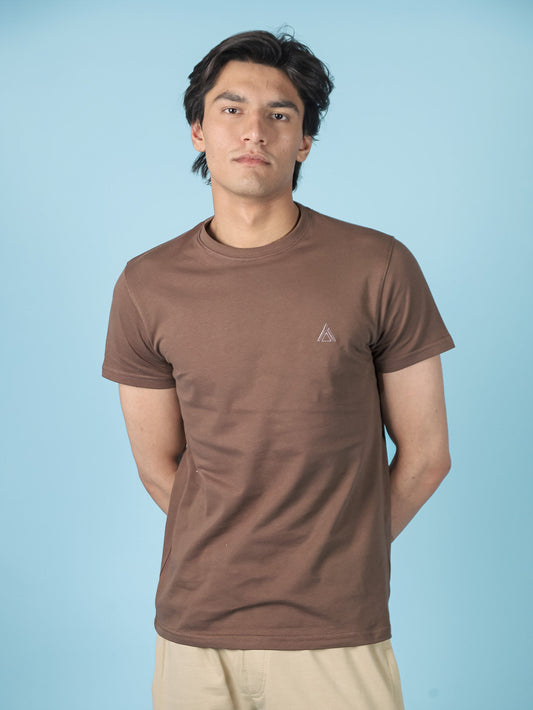 Solid Brown T-Shirt
