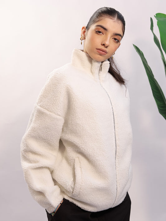 White Sherpa Jacket