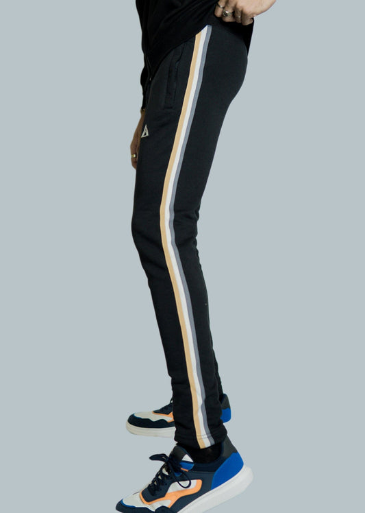 Black Trouser with color Tape